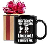 Novertly - Taza con texto en inglés "You are A Great Grandpa", regalos de cumpleaños para abuelo, regalos de nieto, nieta, promocionados para ser nuevo abuelo, regalos de Navidad, día de Acción de