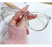 NOVESIXTDAT Gafas de Lectura clásicas de Gran tamaño, Lector de computadora con Bloqueo de luz Azul Retro Grande, anteojos ultraligeros antideslumbrantes (Color : Light-Gray, Size : +150)