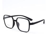NOVESIXTDAT Gafas de Lectura cuadradas de Gran tamaño for Mujeres y Hombres, Lector de Bloqueo de luz Azul Elegante Extra Grande, anteojos antideslumbrantes (Color : Black, Size : +3.50)