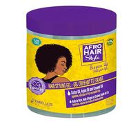 Novex Gel Estilizador AfroHair Hidrata y Ayuda a Reducir el Frizz y las Puntas Abiertas con Aceite de Ricino, Argán y Linaza, Adecuado para todo Tipo de Cabello Rizado y Crespo 500 ml