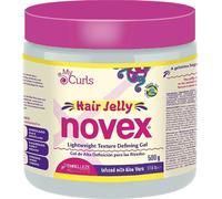 Novex Gel Fijador Super My Curls con Extracto de Aloe Vera para una Fijación Suave y Duradera, Adecuado para todos los Tipos de Rizos y Texturas 500 g