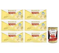 Novi Cioccolato Bianco, chocolate blanco, chocolate italiano, 100 g + lata italiana gourmet Polpa di Pomodoro de 400 g