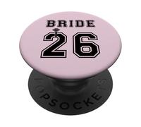 Novia 2026 Compromiso Propuesta de Despedida de Soltera Partido Luna de Miel PopSockets PopGrip Adhesivo