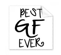 Novia Amor Mejor GF nunca de San Valentín Día citas gafas paño de limpieza paño limpiador de regalo teléfono Protector de 5 unidades