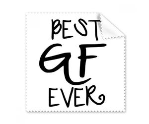 Novia Amor Mejor GF nunca de San Valentín Día citas gafas paño de limpieza paño limpiador de regalo teléfono Protector de 5 unidades