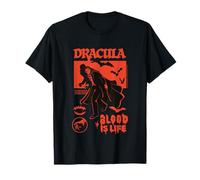 Novia De Frankenstein Drácula La Sangre Es Vida Camiseta