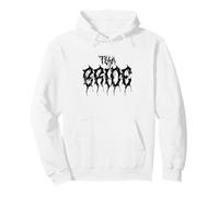 Novia del Equipo, Pero en DeathMetal Font, Día de la Boda de música Pesada Sudadera con Capucha