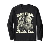 Novia para ser Novia Salvaje Luna Mapache en mi era de Novia Salvaje Manga Larga