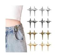 Noviatrix 16 Pares Clip Para Hacer Pantalones Ajustados, Sin Necesidad de Coser, 8 Estilos, Ajustadores de Cintura para Pantalones para la Mayoría de la Ropa