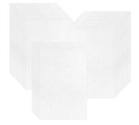 Noviatrix 25 Hojas Shrink Plastic, Aptas para Manualidades Plastico Magico Transparentes Láminas de Plástico Retráctil Ideales para Crear Llaveros Insignias y Marcapáginas