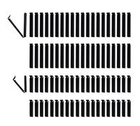 Noviatrix 40 Piezas Pinzas Bolsas Alimentos, 6/11cm Pinzas Para Cerrar Bolsas Reutilizable Clip de Alimentos Puede ser Adecuado Para Productos Secos Bocadillos etc Sellado