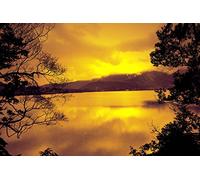 Novica 176119 "Puesta de Sol detrás de la montaña fotografía