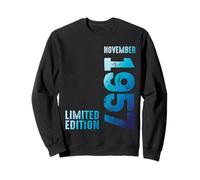 Noviembre 1957 Año 1957 Retro 1957 Vintage Edición 1957 Sudadera