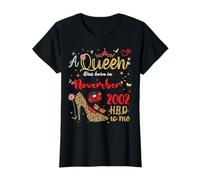 Noviembre Cumpleaños Nació Una Reina en Noviembre 2002 Noviembre Camiseta