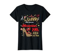Noviembre Cumpleaños Una Reina Nació el 29 de Noviembre Camiseta