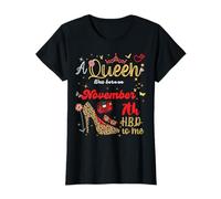 Noviembre Cumpleaños Una Reina Nació el 7 de Noviembre Camiseta