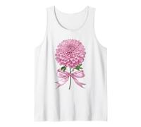Noviembre Nacimiento Flor Rosa Crisantemo Floración Camiseta sin Mangas