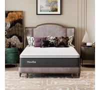 Novilla Colchón Doble pequeño de 22 cm, colchón híbrido de muelles ensacados, firmeza Media, Espuma Ondulada de Flujo de Aire, Soporte de Borde, colchón en una Caja (120 x 190 cm)