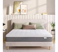 Novilla Colchon Viscoelastico 180x200 | Colchón de Espuma de Gel Transpirable con Fibra de Carbón de Bambú | 4 Capas de Espuma | Sueño Fresco y Confortable | Altura 18cm