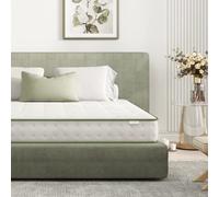 Novilla Colchones 90x190, Colchón de Muelles Ensacados, Colchón de Espuma Híbrido, Altura 18 cm, Firmeza Media, Cómodo y Transpirable, Aislamiento de Movimiento, Excelente Soporte, Blanco