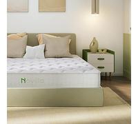 Novilla Colchones tamaño King, colchones de muelles ensacados de 8 Pulgadas con Espuma Transpirable CertiPUR-US y Tela Oeko-Tex Agradable al Tacto, colchón de firmeza Media de 150 x 200 x 20 cm