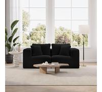 Novilla Sofá esquinero Modular de 180 cm, Moderno sofá de Nubes con Soporte Smarts Coil, Muebles tapizados para salón, apartamento y Dormitorio, no Requiere Montaje (sofá Doble)