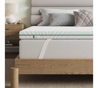 Novilla Topper Colchón 80x190, 7.5cm Viscoelástica + Espuma Alta Densidad, Colchoncillo Transpirable con Funda Lavable, para Sofá Cama, Campamento, Habitación de Huéspedes