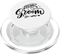 Novio de equipo a juego con flecha linda boda despedida de soltero PopSockets PopGrip para MagSafe
