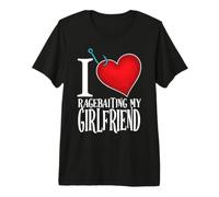Novio Gracioso, Amor, provocación a la Novia, Humor, corazón Camiseta Premium