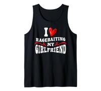 Novio Gracioso, Amor, provocación, Novia, Humor, corazón Camiseta sin Mangas