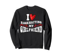 Novio Gracioso, Amor, provocación, Novia, Humor, corazón Sudadera