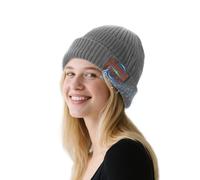 NOViX Bluetooth Beanie Gift for Men & Women, Music Hat with Wireless Speaker, Warm Knit Winter Cap for Christmas, Birthday, Hands Free Calling for Running, Skiing, Travel.