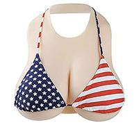 NOVMAX Pechos De Silicona Formas de Senos Crossdresser Prótesis de Senos Pechos Artificiales para Cosplay Drag Queen Prótesis De Mastectomía(Size:Copa E,Color:Color2)