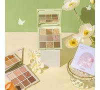 NOVO - British Afternoon Tea Series 9 Colours Eyeshadow Palette 03# Caramel Milk Tea - 9g