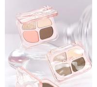 NOVO - Dreamy Vivid Quad Aegyo-Sal & Eyeshadow Palette - 4 Types 01# Tea Field - 4.3g