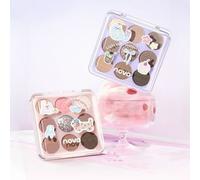 NOVO - Fingertip Magic 9-Color Eyeshadow Palette - 3 Types 01# Crepes - 8.2g