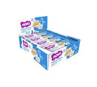 Novo Nutrition | Protein Wafer Bar | Pack of 12 x 40g | Vanilla Flavour | Healthy Crispy Wafer Snack with High Protein and Real Belgian White Chocolate | Suitable for Vegetarians