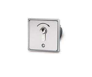 Novoferm Signal 312 - Interruptor empotrable (1 contacto, 3 llaves), color negro