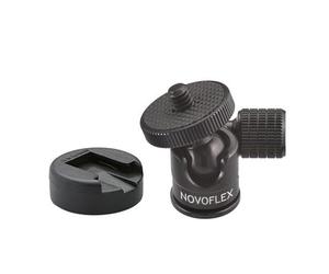Novoflex cabeza esférica pequeña con zapata para flash
