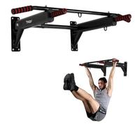 NOVONOVA Barra De Pared, Barra De Dominadas tubos de acero segura/estable carga 250 kg, Pull Up Bar, Barra Dominadas con mango de espuma antideslizante, Dominadas en casa