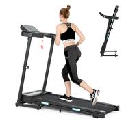 NOVONOVA Cinta De Correr Plegable, Cinta De Andar con Pantalla LED, Walking Pad 12km/h, Caminadora Electrica para Casa silenciosa con tapete Grande portabotellas, Treadmill Maquina de Andar en casa