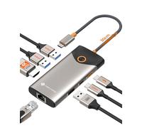 NOVOO Adaptador USB C HUB USB C Multipuerto T7