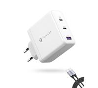 NOVOO Cargador USB C 120W, 3 Puertos, GAN III, Cable PD 100W, iPhone