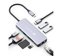 NOVOO Hub USB C a HDMI 4K, 8 en 1 Adaptador USB C a USB, USB C, PD 100W, Etherenet RJ45