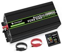 NOVOPAL 1500W/3000W Inversor 12V 220v Onda Pura Convertidor de Coche