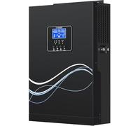 NOVOPAL Inversor Solar Híbrido 2500W Off-Grid Onda sinusoidal Pura Cargador MPPT Integrado de 80A de 24 V CC a 230, máximo PV 50-430 VDC para baterías de Plomo y Litio