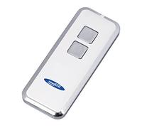 Novotron 522 TM15912001150 - Mando a distancia para puerta de garaje (2 canales transmisores; 64/128 bits de cifrado; 433 MHz; plateado/blanco)