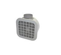 Novovent CHEF 40, extractor de cocina centrífugo, color blanco