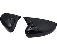 NOVSKI Carcasa Espejo Retrovisor Coche para VW Polo 6C 2014-2017 Avec Version indicateur,Tapa Resistente al Desgaste Carcasa Exteriores Embellecedor Estilo Coche Accesorios.,B-Glossy Black