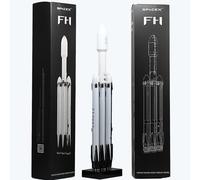 NOVSKI SpaceX Modelo Dragón Nave Estelar Halcón 9 Rocket Halcón Pesado Modelo Estático Adornos Set Regalo Aeroespacial (Color: Pesado)